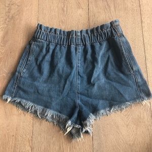 BDG Urban Outfitters Elastic Waist Jean Shorts